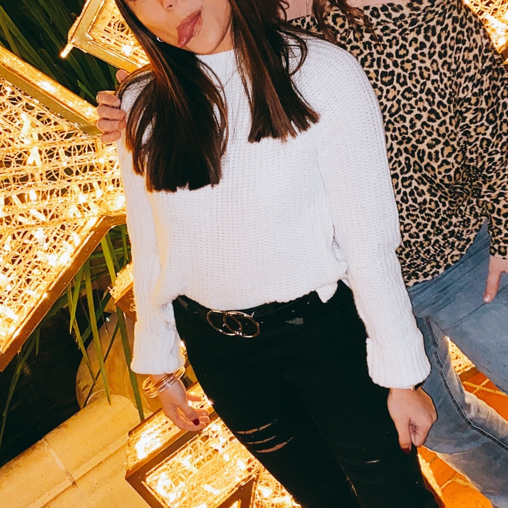 White sweater